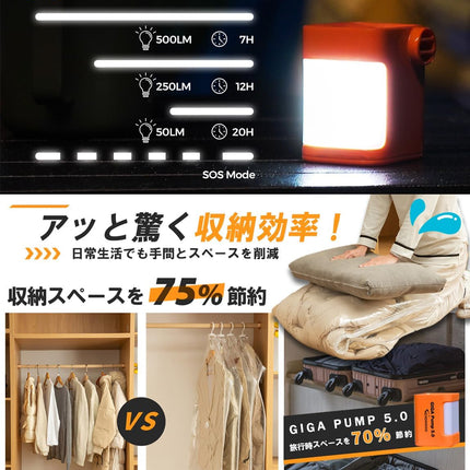 GIGA PUMP5.0 電動エアーポンプ