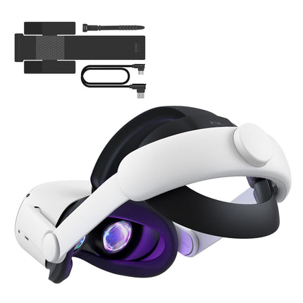 KIWI design ヘッドセット 【バッテリーストラップセット】MetaQuest2 専用