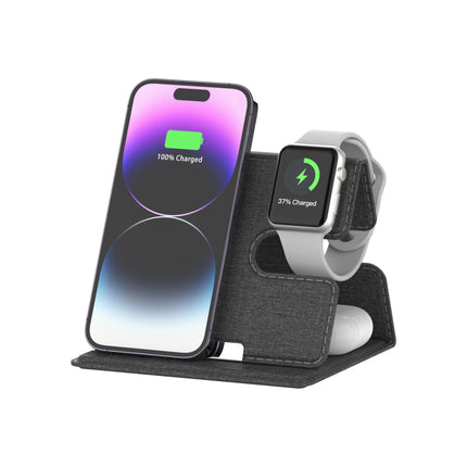 M5 折り畳める3in1 多機能ワイヤレス充電器